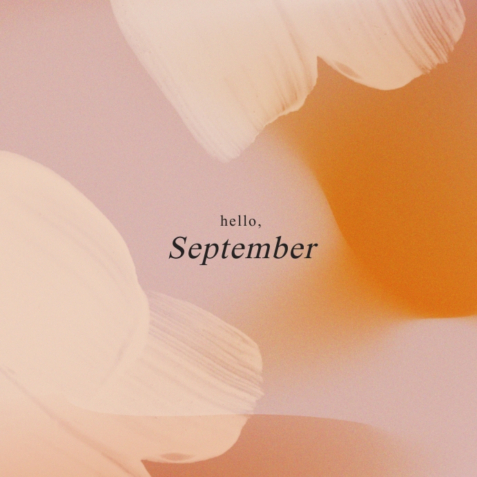 Led Hello September Background Hello September Wallpaper