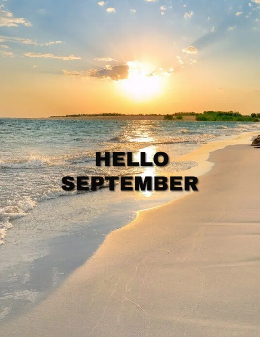 Hello September Template | PosterMyWall