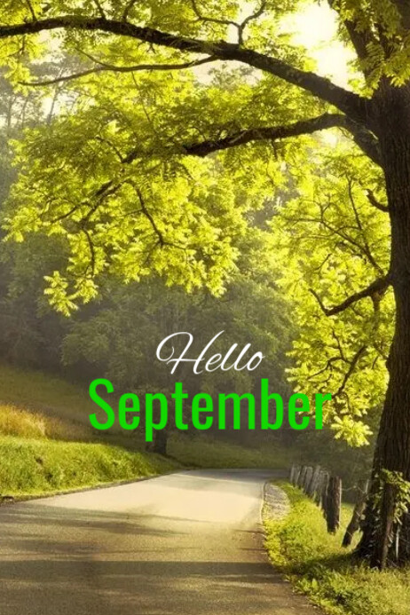 Hello september Template | PosterMyWall