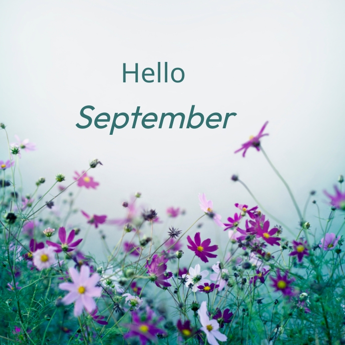Hello September Template | PosterMyWall