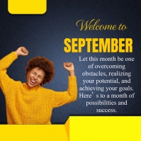 HAPPY SEPTEMBER POSTER INSTAGRAM POST Template | PosterMyWall