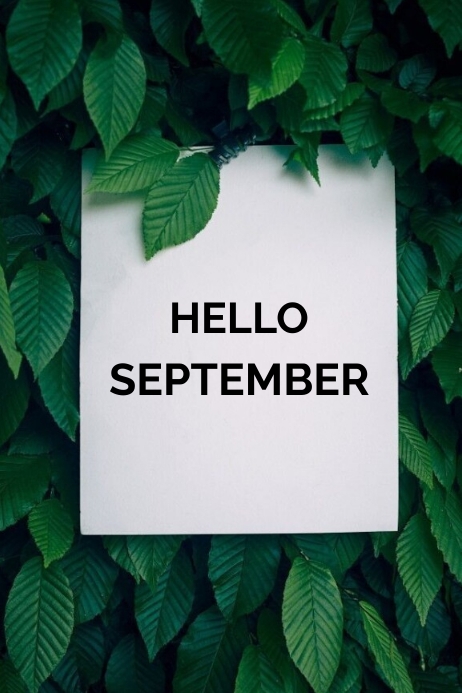 Hello September Template | PosterMyWall