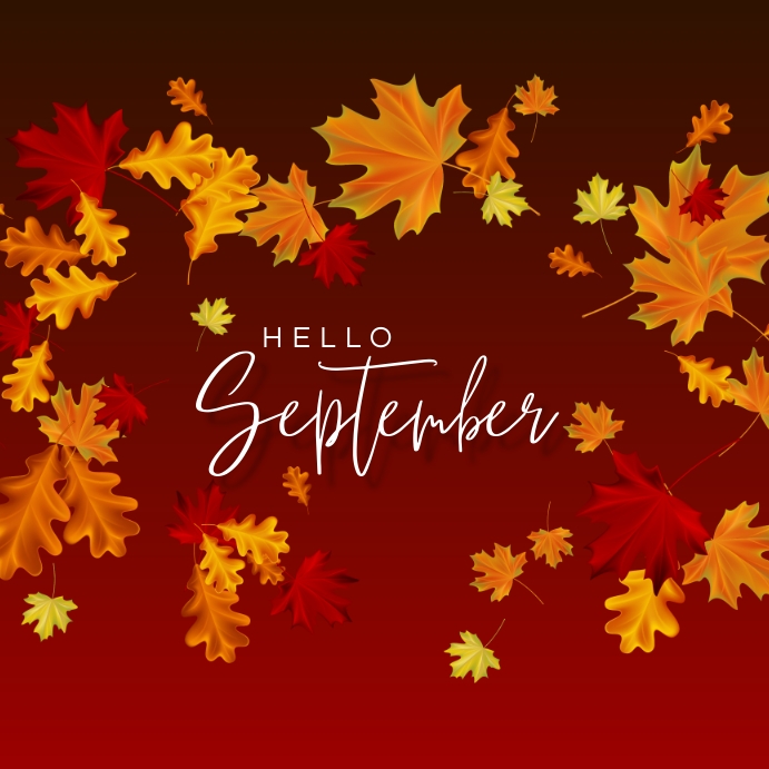 Hello September Template | PosterMyWall