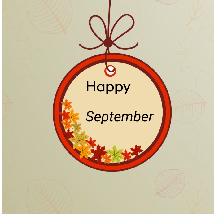 Hello September Template | PosterMyWall