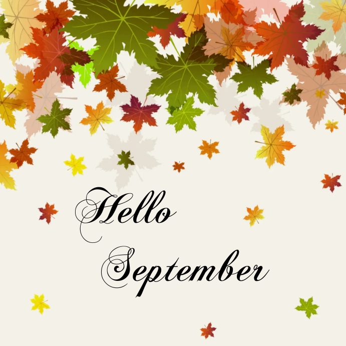 Plantilla de Hello September | PosterMyWall