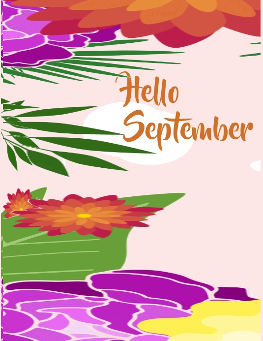 hello September Modelo | PosterMyWall