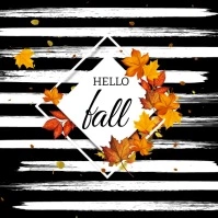 hello september Instagram Post template