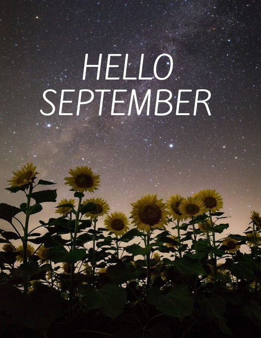 Hello September Template PosterMyWall Hello September Template PosterMyWall