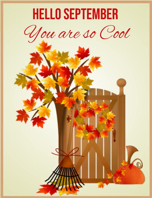 hello september Template | PosterMyWall