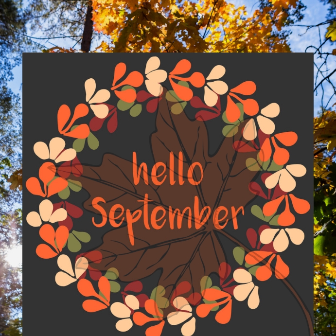 hello september Template | PosterMyWall