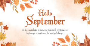 Bianco September Welcome Facebook 共享图片 Template