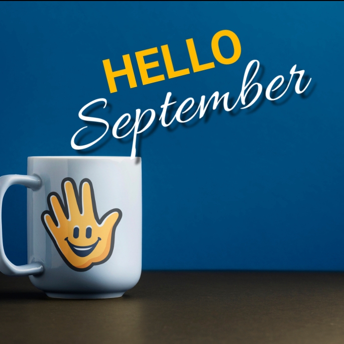 Hello September Vierkant (1:1) template