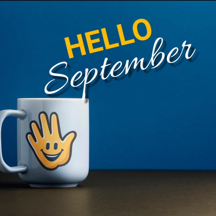 Hello September Template | PosterMyWall