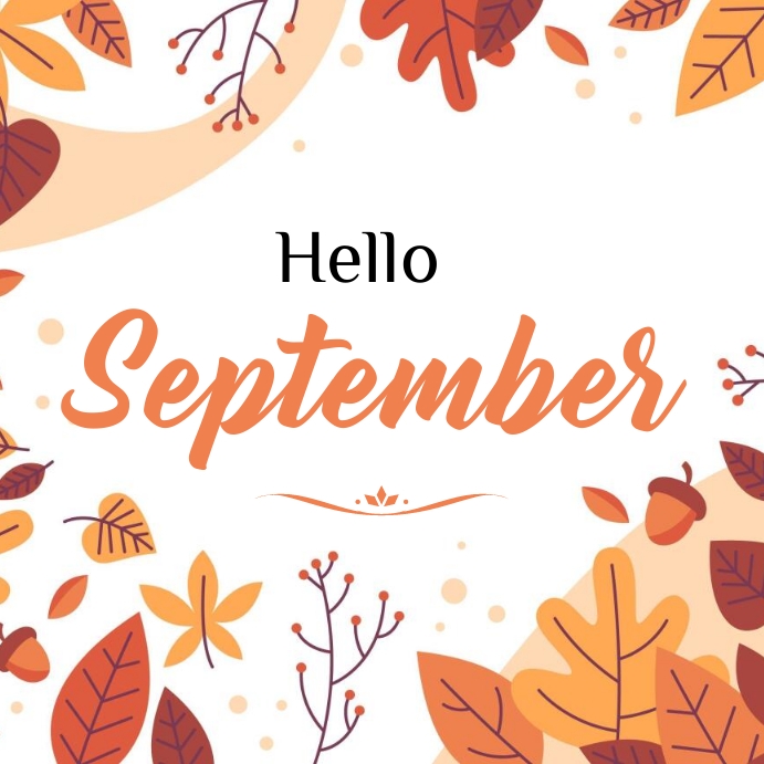 hello september Template | PosterMyWall