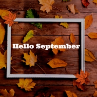 HELLO SEPTEMBER FLYER Template | PosterMyWall