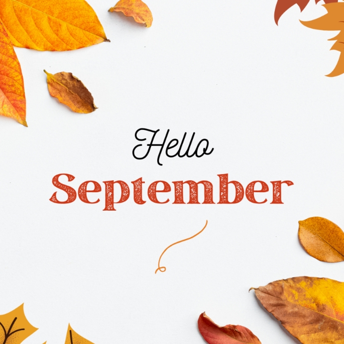 Hello September Template | PosterMyWall