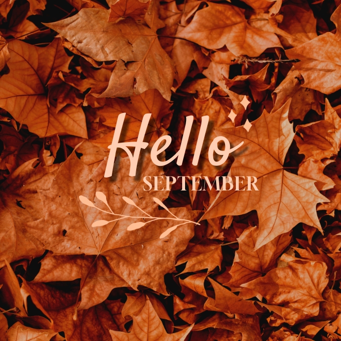 Hello September Template | PosterMyWall