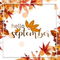 Hello September Greeting Instagram Post Template | PosterMyWall