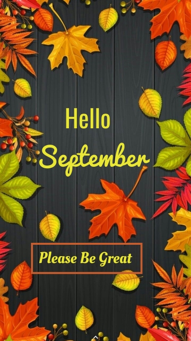 Hello september instsgram post Template | PosterMyWall