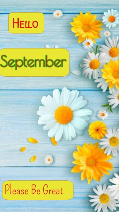 Hello September Interest Plantilla de Hello september instsgram story | PosterMyWall