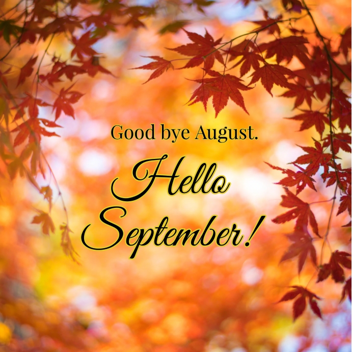 Hello september poster Template | PosterMyWall