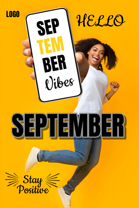 Modèle Hello September Poster | PosterMyWall