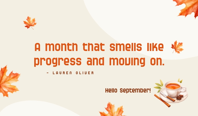 Copy of Hello September Tag Template | PosterMyWall