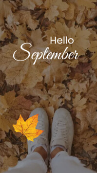 hello september template | PosterMyWall