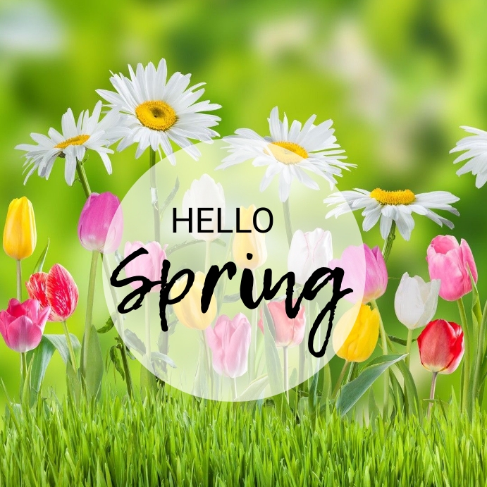 Hello Spring, spring Template | PosterMyWall