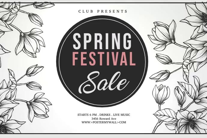 Hello spring,spring sale,spring cards,spring Poster template