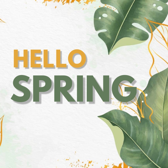 Hello Spring Video HELLO SPRING 12 Template | PosterMyWall