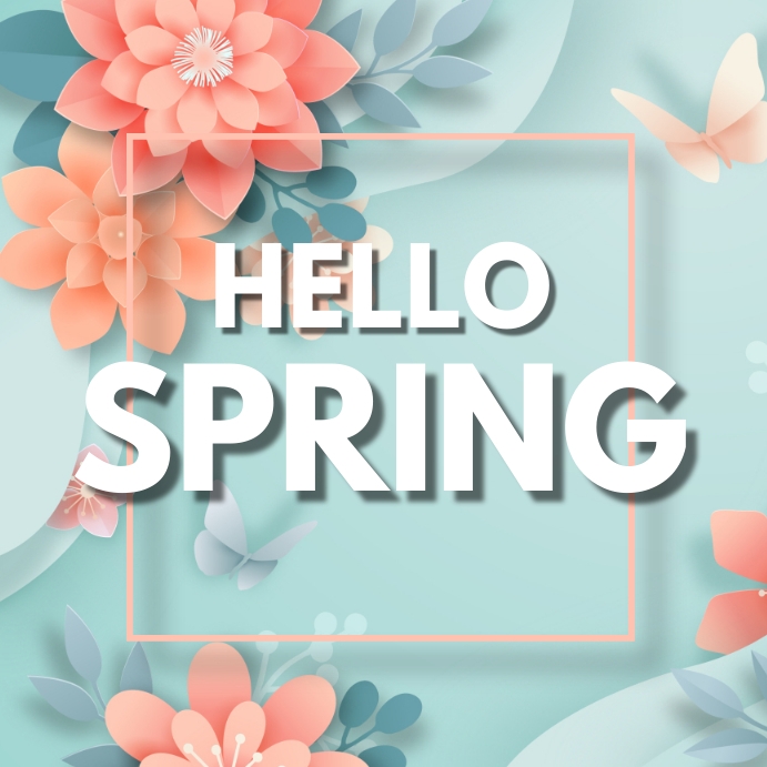 HELLO SPRING 50 Template | PosterMyWall