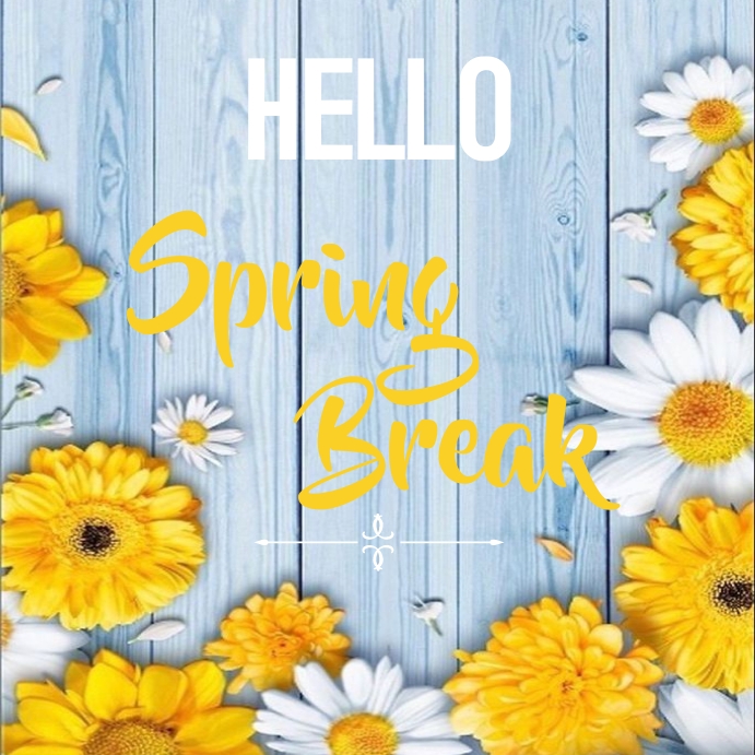 Copy of HELLO SPRING BREAK | PosterMyWall