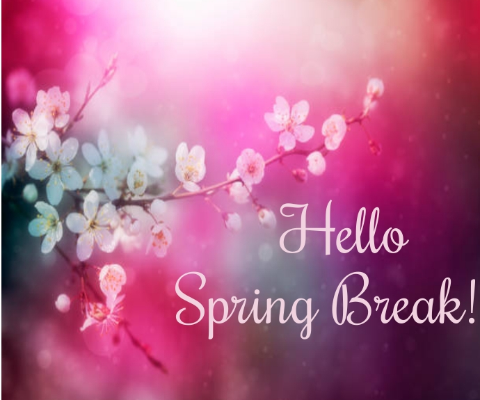hello spring break Template | PosterMyWall