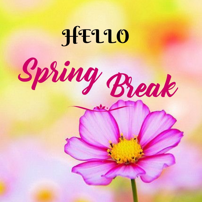 Copy of HELLO SPRING BREAK | PosterMyWall