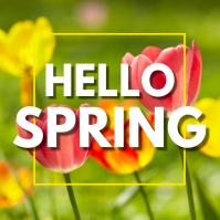 Hello Spring Video HELLO SPRING Template | PosterMyWall