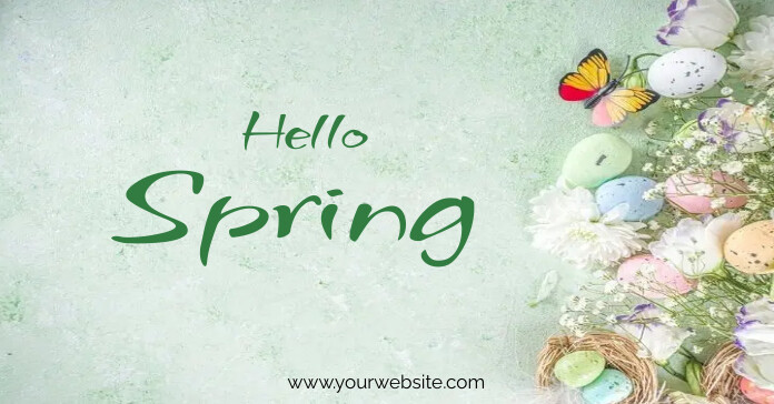 Hello Spring Template | PosterMyWall