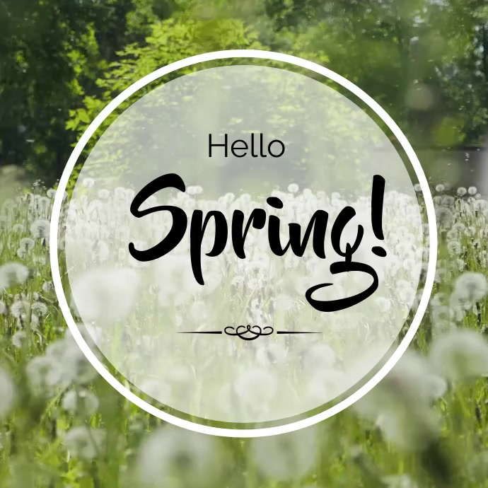 Plantilla de HELLO SPRING | PosterMyWall