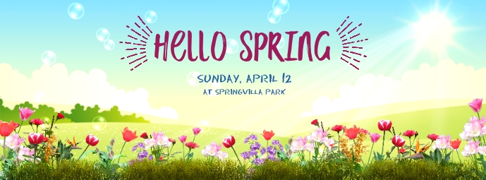 Hello Spring Template | PosterMyWall