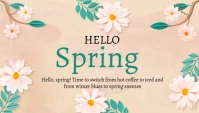 Hello Spring Intestazione blog template