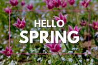 HELLO SPRING Template | PosterMyWall