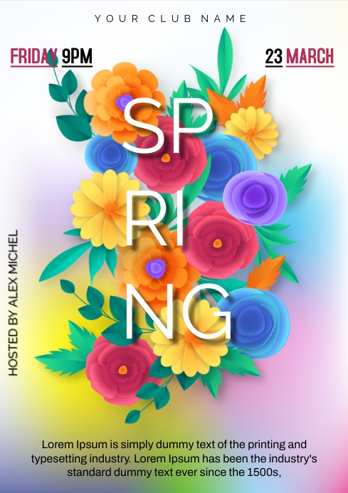 Copy of hello spring | PosterMyWall