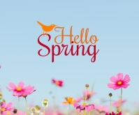 Hello spring Template | PosterMyWall