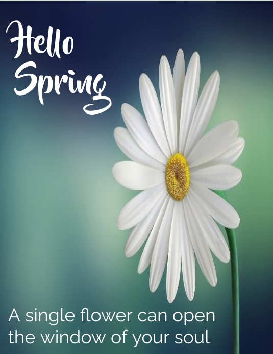 Copy of hello Spring | PosterMyWall