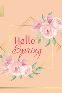 HELLO SPRING 90 Template | PosterMyWall