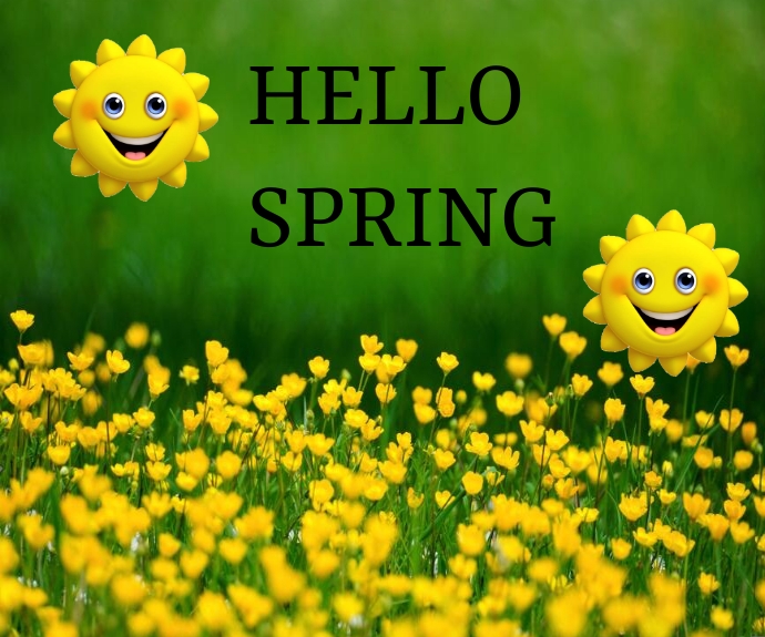 Copy of Hello spring | PosterMyWall