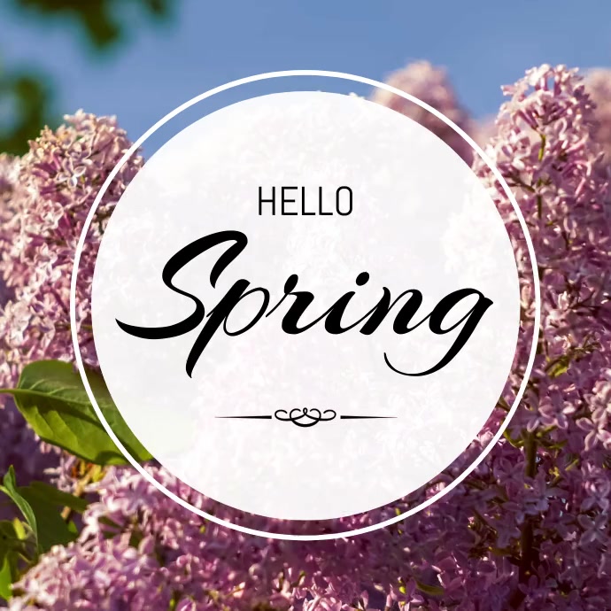 Copy of Hello spring | PosterMyWall