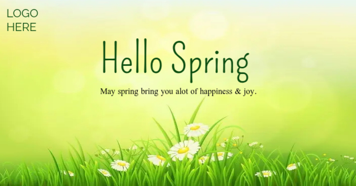 Spring Greetings Facebook Post Template | PosterMyWall