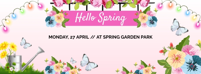 Hello Spring Template | PosterMyWall