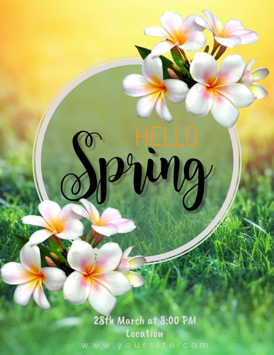 Copy of Hello Spring | PosterMyWall